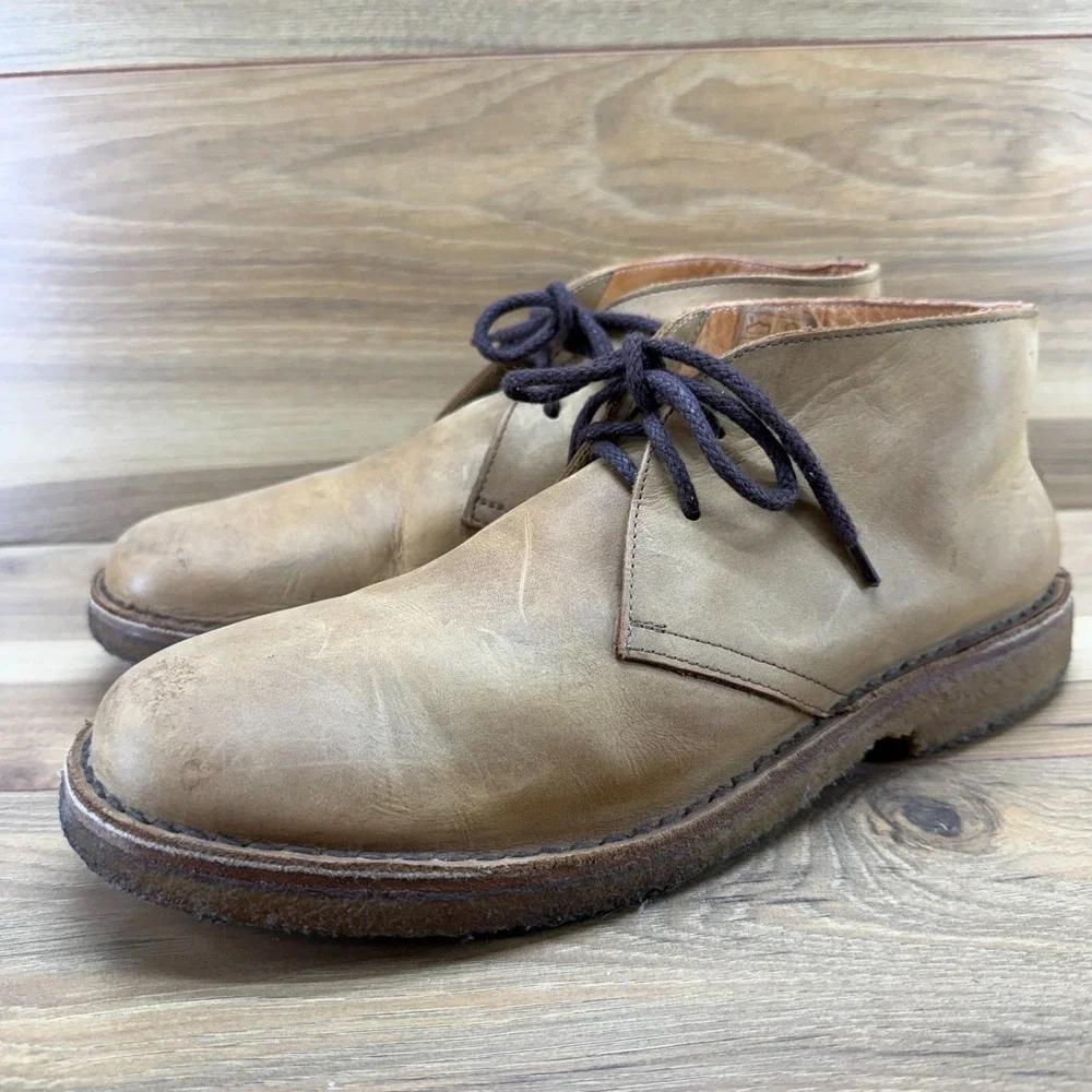Astorflex Desert Chukka Boot Mens 10 EU 43 Tan Nubuck Leather Old Money Casual
